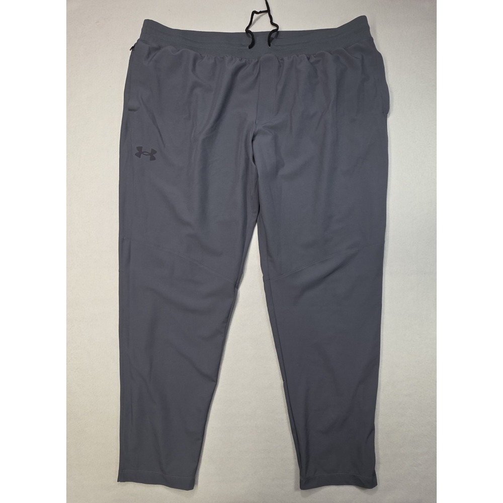 Under Armour Joggers Mens 4XLT Gray LIMITED USE Track Pants Drawstring Pockets - Picture 2 of 9